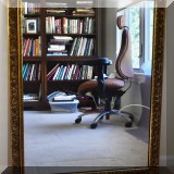 DM03. Large rectangular gilt mirror. 35” x 45.5”